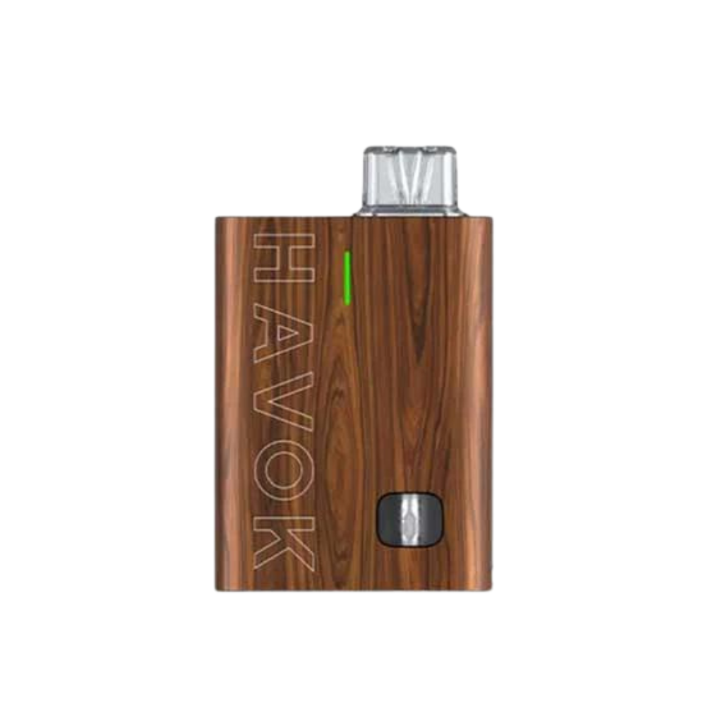 Uwell Havok R Open Pod Device Kit in Brown Wood