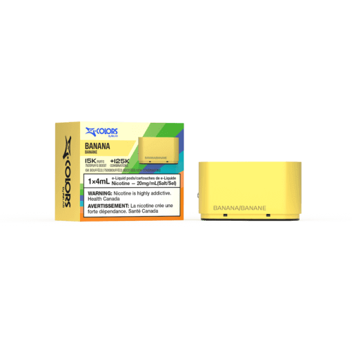 Z-Colors (Zpods) 15K Pod, BC flavor, customizable wattage pod, designed for tailored vaping experiences, ideal for Ontario and Quebec vapers.