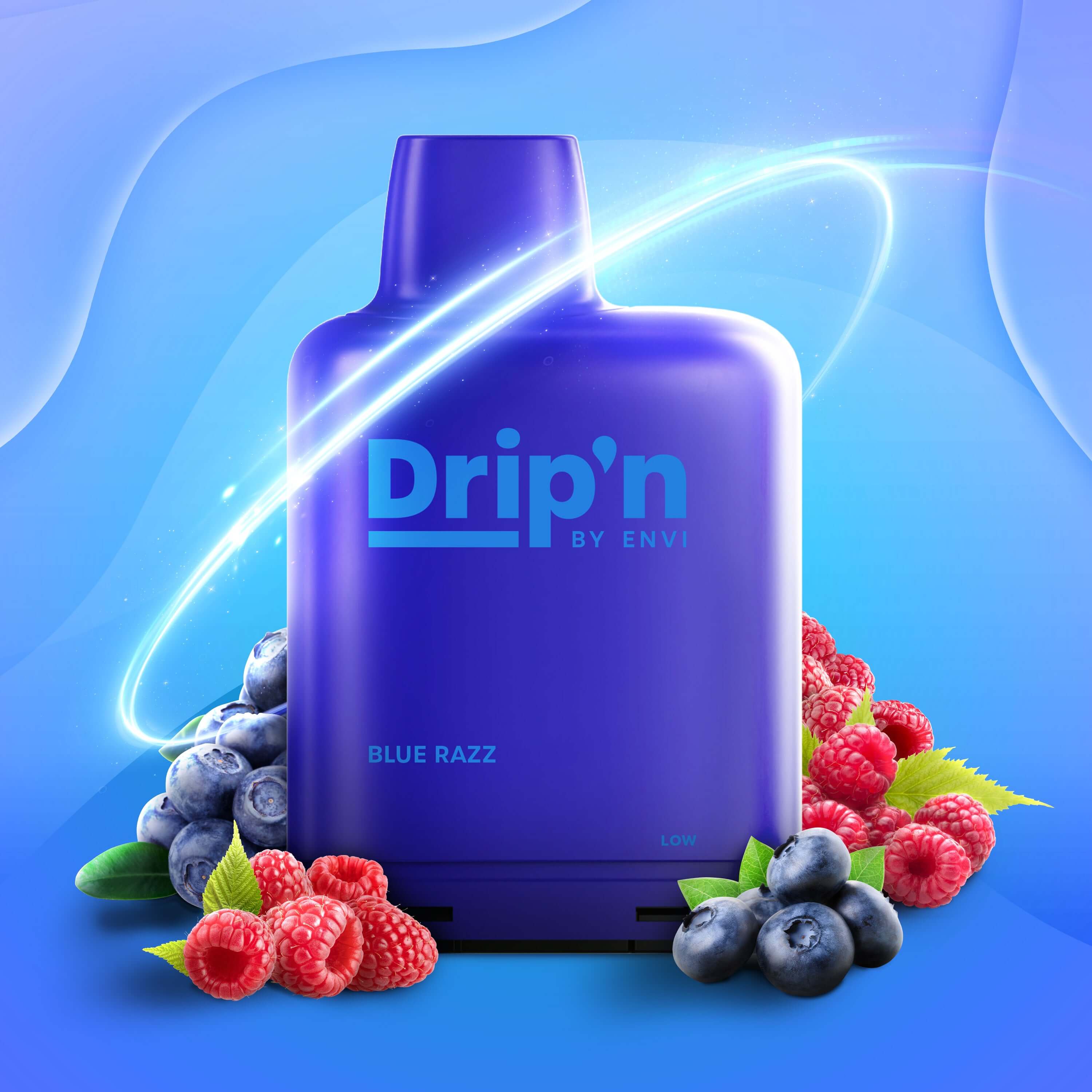 DRIP'N Level X Boost 25K, Red Classic Ice flavour, smooth icy vaping experience, premium satisfaction, designed for Ontario and Quebec vapers