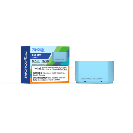 Z-Colors (Zpods) 15K Pods, Coffee Latte Ice flavour pod, 4ml capacity with adjustable wattage for personalized vaping, designed for vapers in Ontario and Quebec.