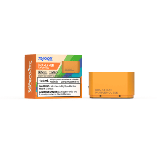 Z-Colors (Zpods) 15K - Pods, Fruit Clouds flavour pod with adjustable wattage settings, designed for a tailored vaping experience in Ontario and Quebec.