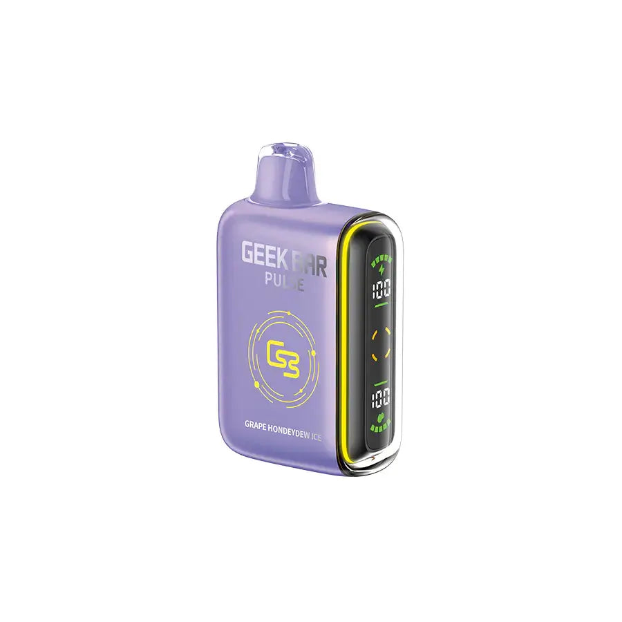 Geek Bar Pulse 9K, Tangerine Ice flavour disposable vape with 9000 puffs capacity, nicotine strength not specified, convenient and high-performance vaping device ideal for Ontario and Quebec vapers.