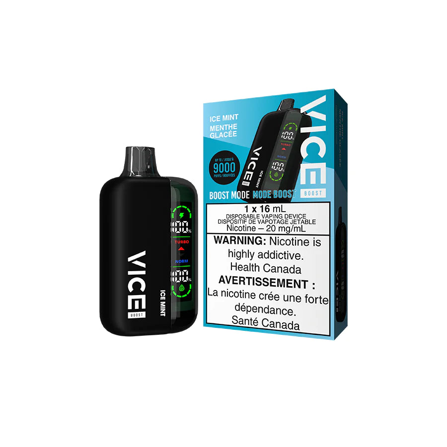 Disposable Vape Flavours: Burst Ice VICE boost | Supa Vapes - Hawkesbury, Ottawa & Ontario Vape Shop