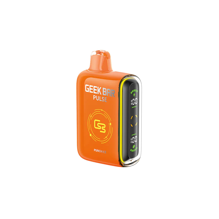 Geek Bar Pulse 9K, Dragon Melon Ice flavour, up to 9000 puffs, adjustable airflow and Boost Mode, premium disposable vape for Ontario and Quebec vapers.