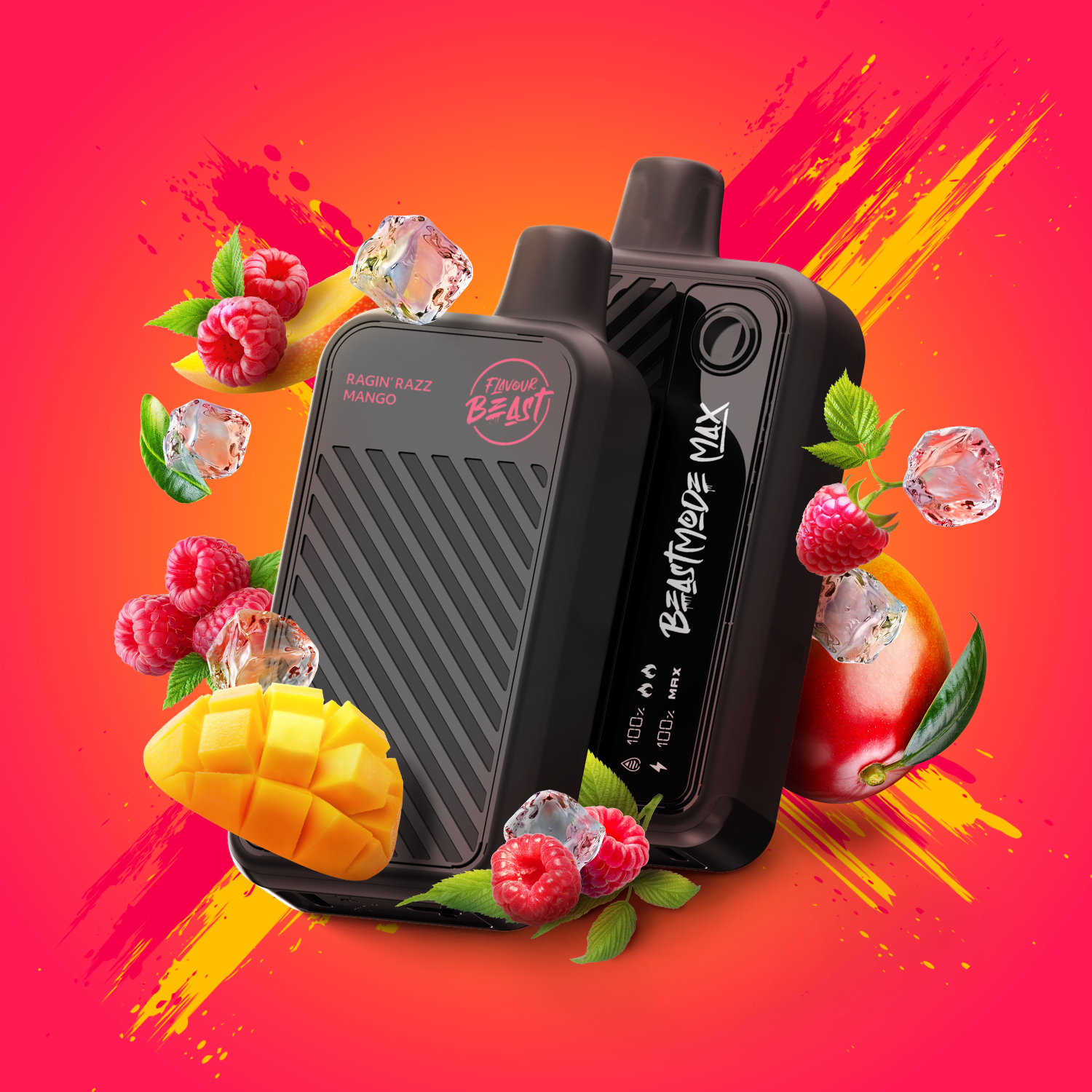 Flavour Beast Beast Mode MAX, Crushin' Coconut flavour with rich tropical notes, up to 18,000 puffs, premium vape device ideal for Ontario and Quebec vape enthusiasts.