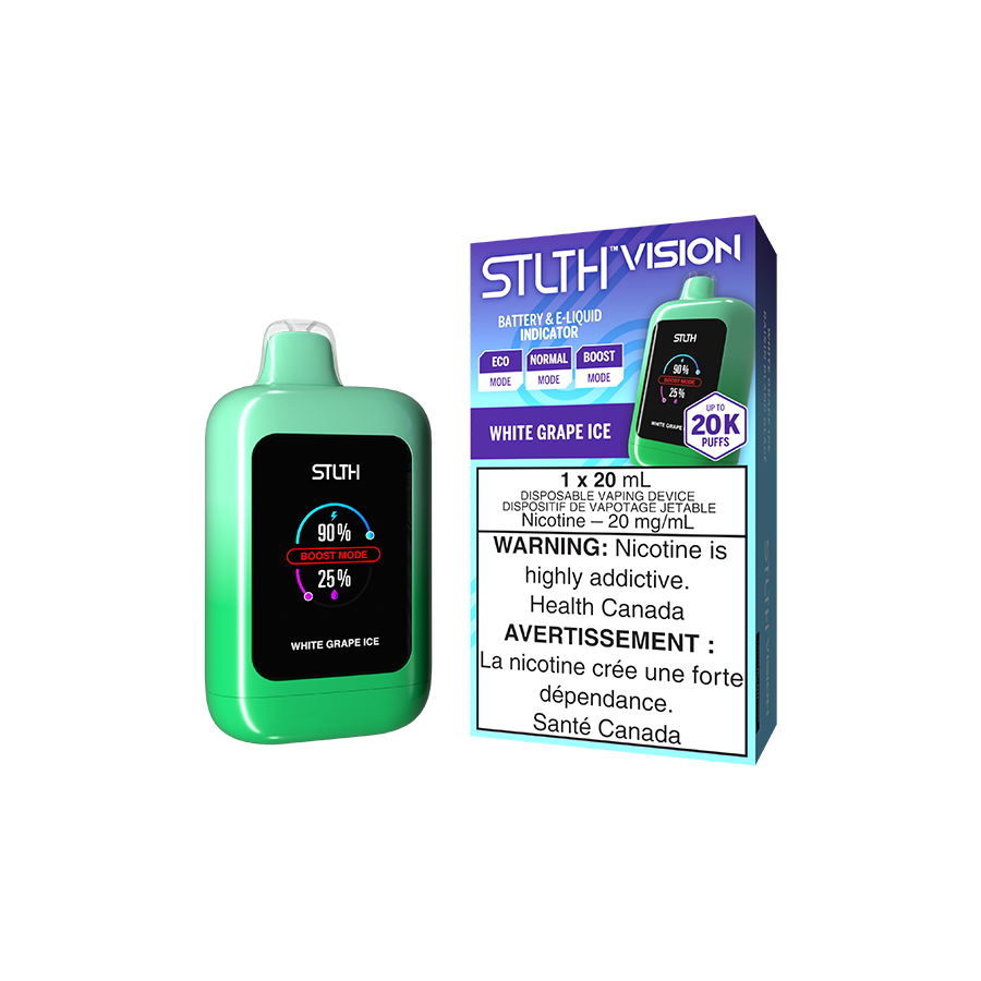 STLTH Vision 20K vape - advanced disposable vape with premium vapor delivery available in Hawkesbury, Ottawa, and across Ontario.