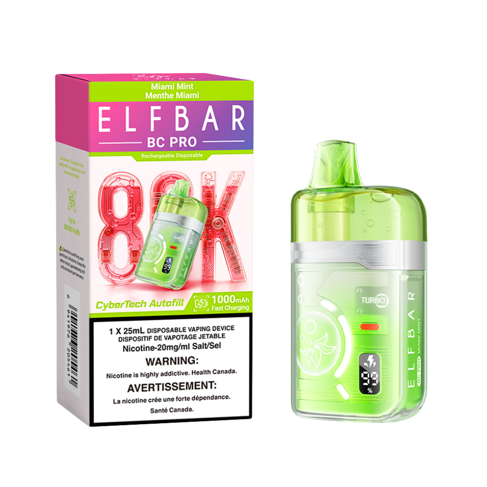 ELFBAR BC PRO 80K Disposable Vape - 80,000 Puffs | 25mL Hybrid E-Cigarette