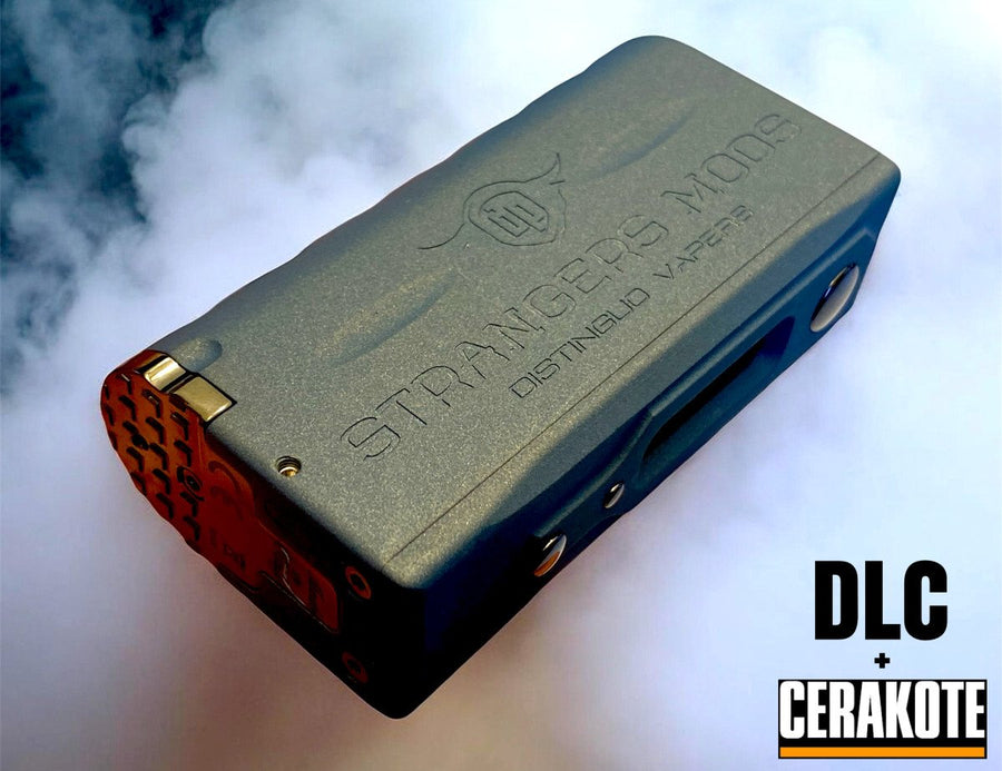 Strangers Mods Minuta Blue Titanium Cerakote DLC box mod