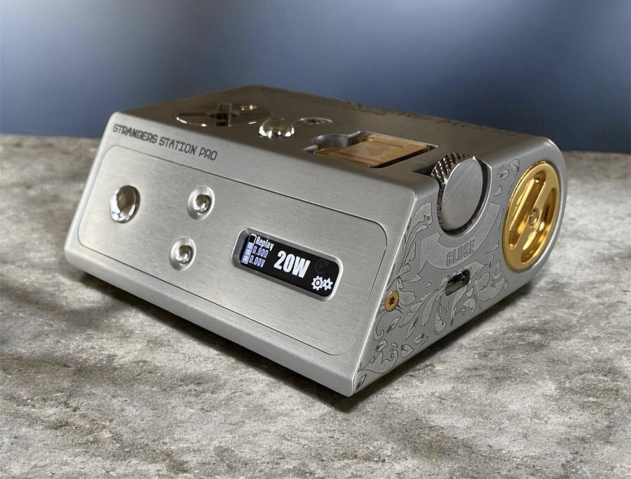 Strangers Mods Strangers Station Pro All Silver Ottocento Gold Screws DNA60C mod