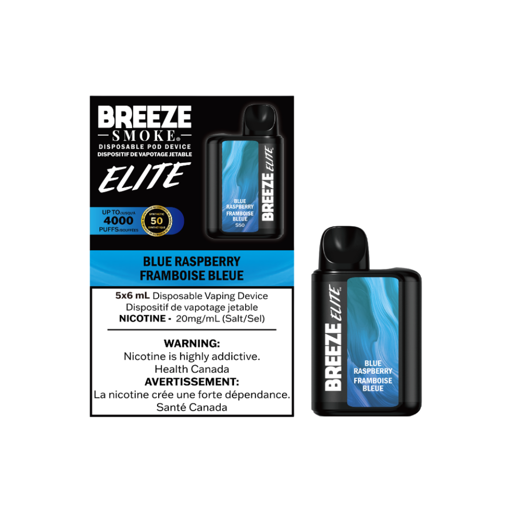 Breeze Elite S50 4000 - Blue Raspberry