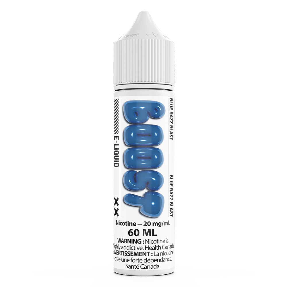 Gummy BOOST Blue Razz Blast 60mL salt nic e-liquid