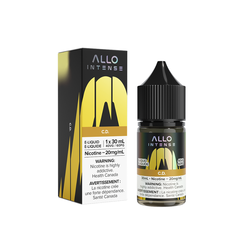 Allo Intense C.D. 30mL 20mg Salt Nic E-Liquid bottle