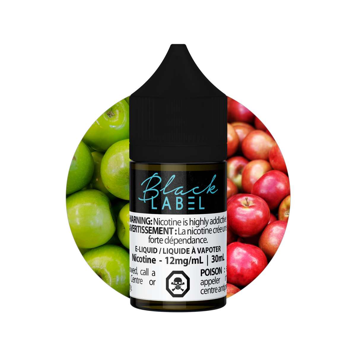 Black Label Double Apple 30mL freebase e-liquid