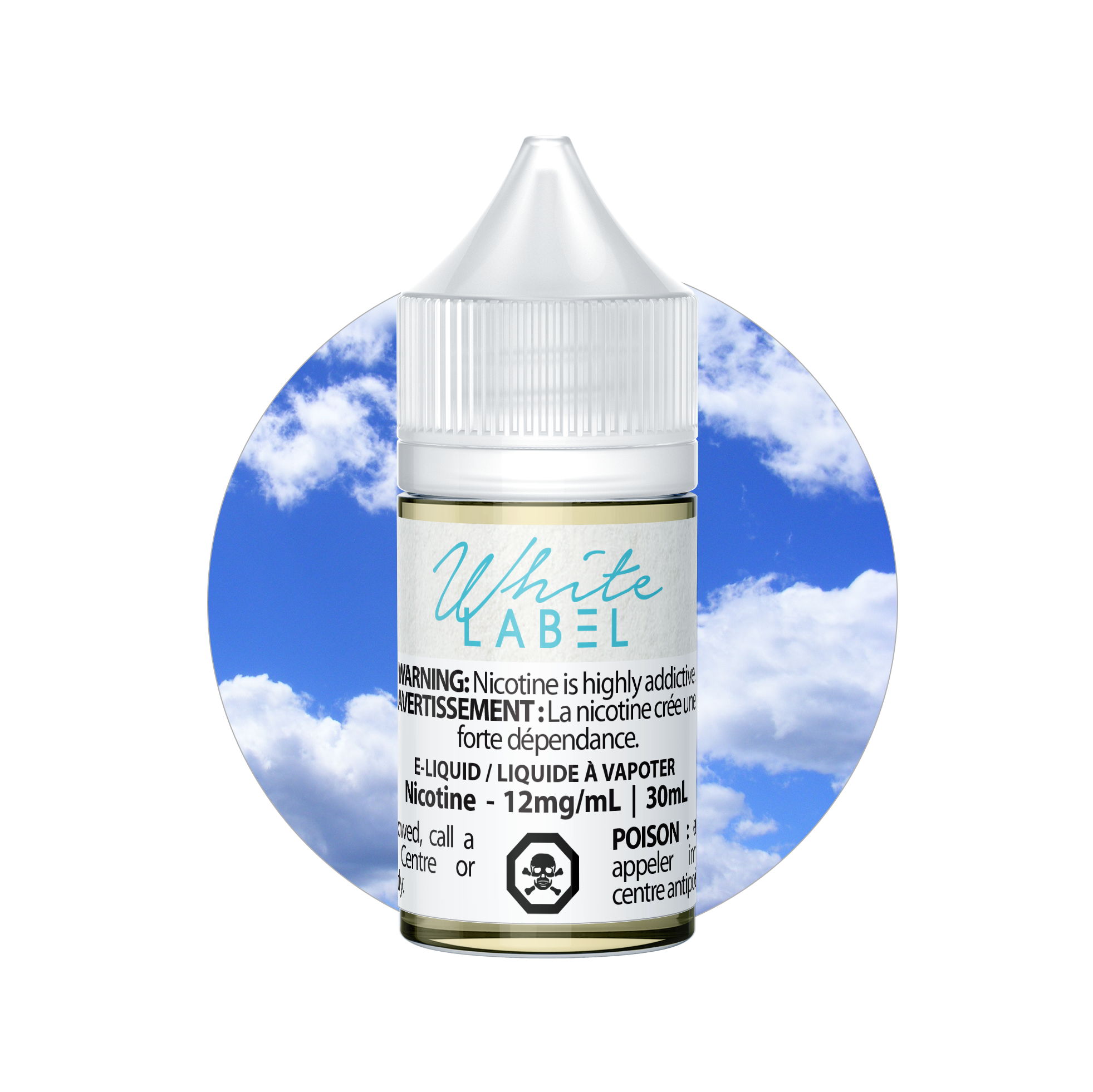 White Label Flavourless 30mL freebase e-liquid