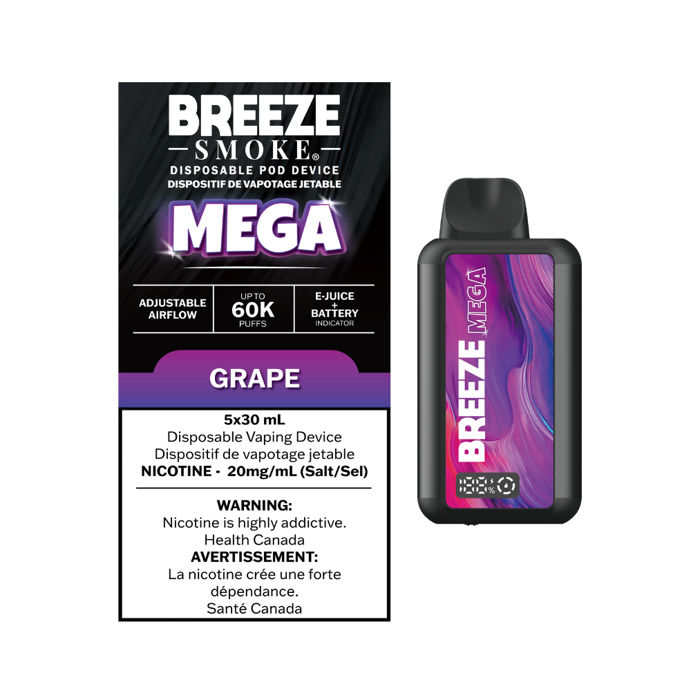 Breeze Mega 30mL - Grape
