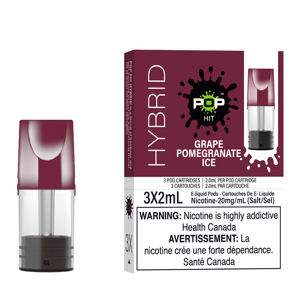 Pop Pods Grape Pomegranate Ice STLTH-compatible pods 5-pack