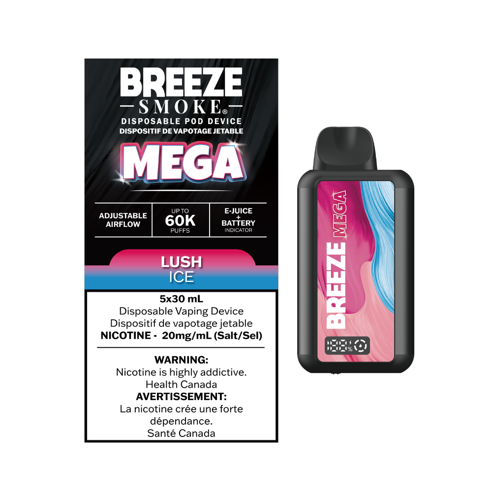 Breeze Mega 30mL - Lush Ice