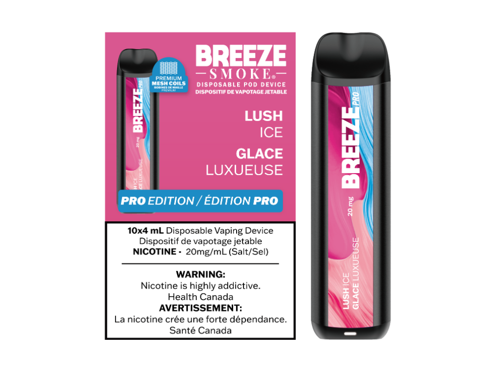 Breeze Pro 20mg Disposable Vape - Lush Ice