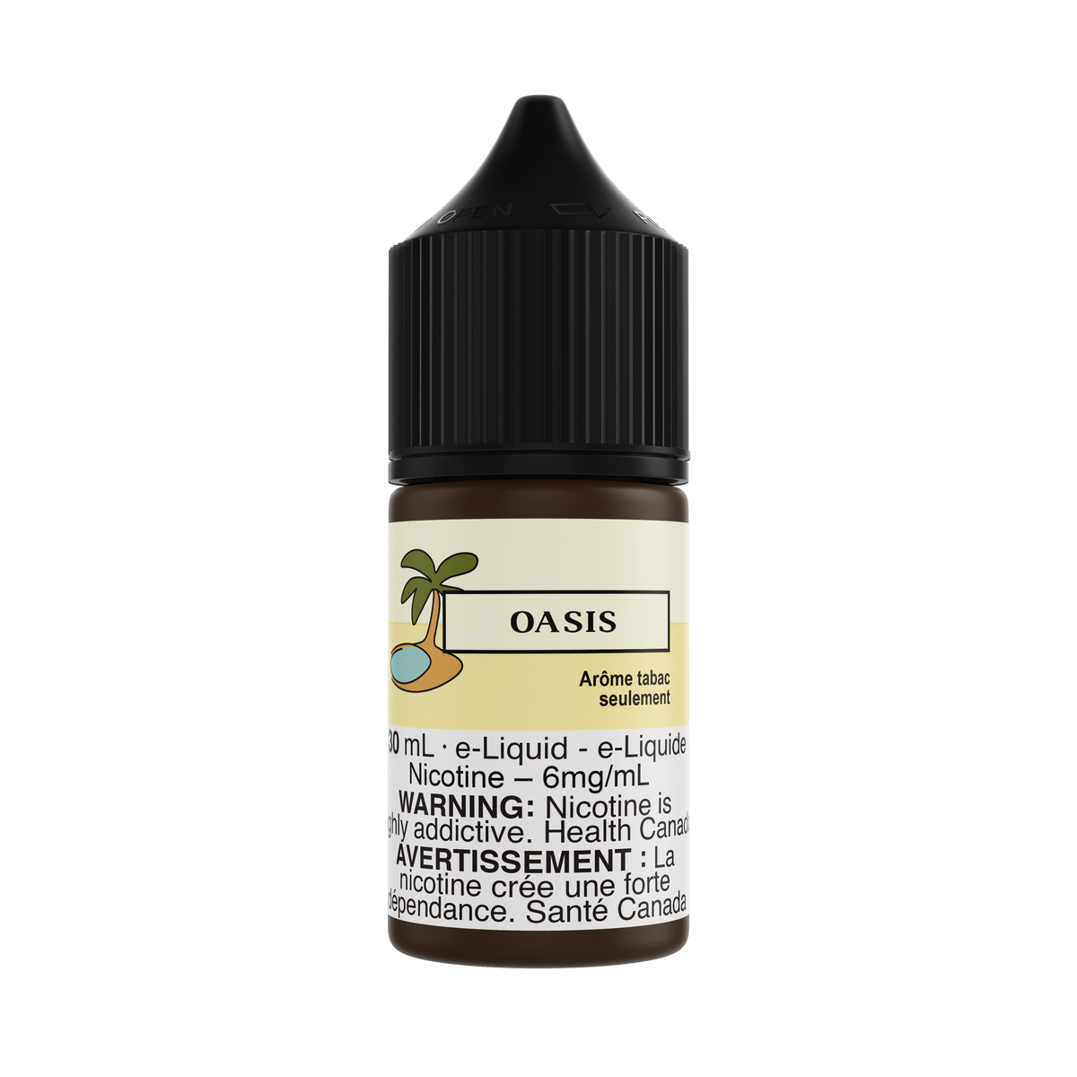MTL Original Freebase 50/50 e-liquid, 30mL bottle, smooth Montreal-inspired blend for mouth-to-lung vaping.