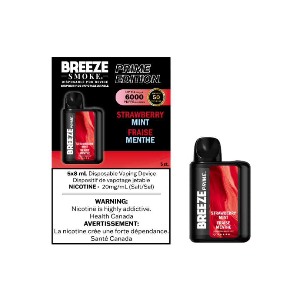 Breeze Prime S50 6000 - Strawberry Mint