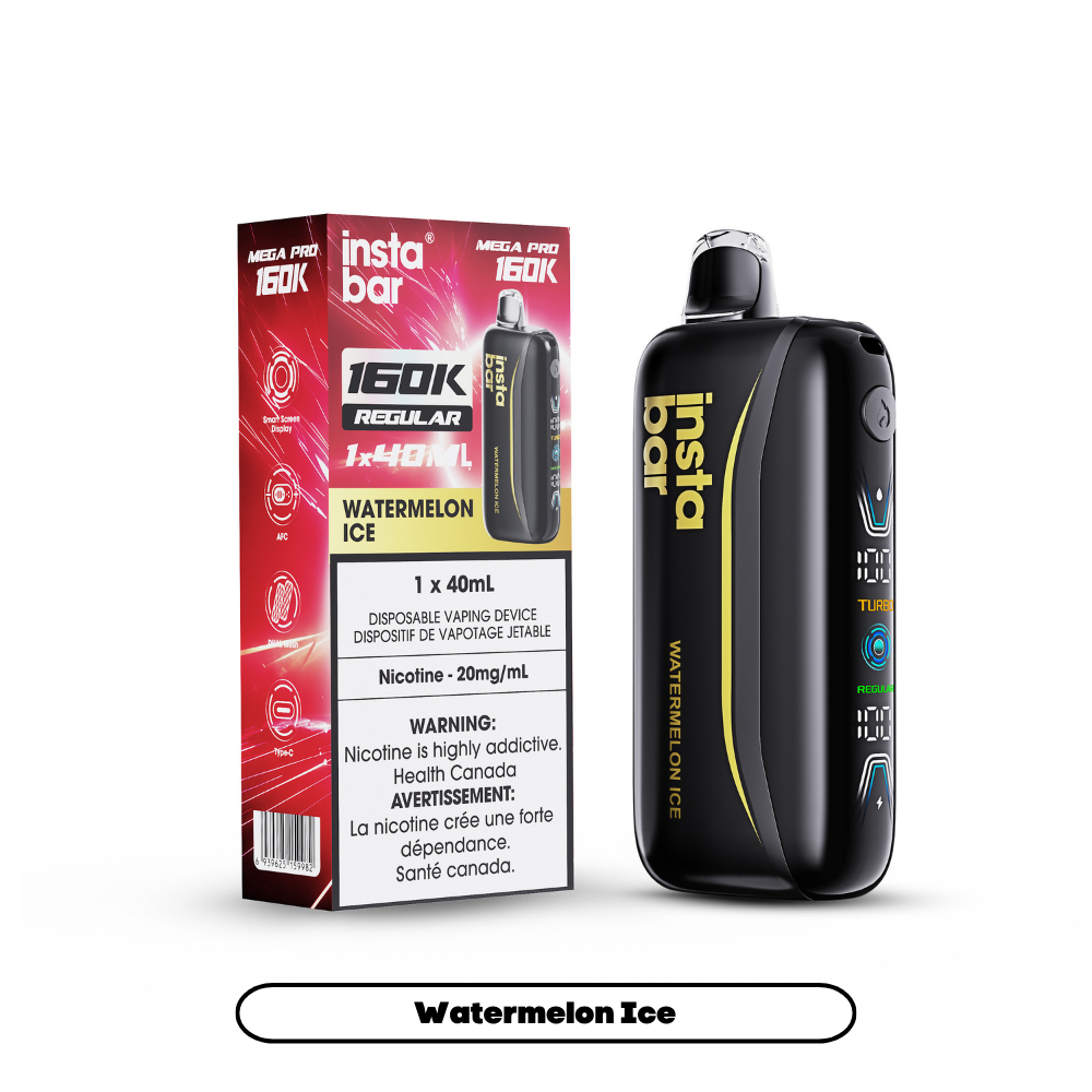 Insta Bar Mega Pro 160K Watermelon Ice Disposable Vape - Supa Vapes