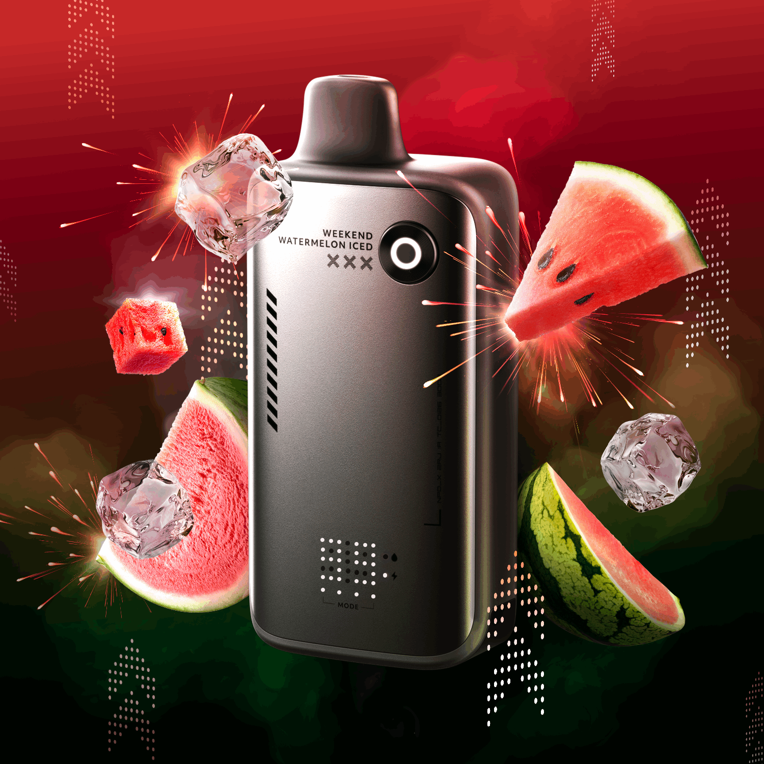 Flavour Beast Alpha 80K disposable vape — Weekend Watermelon Iced flavour | Supa Vapes Canada
