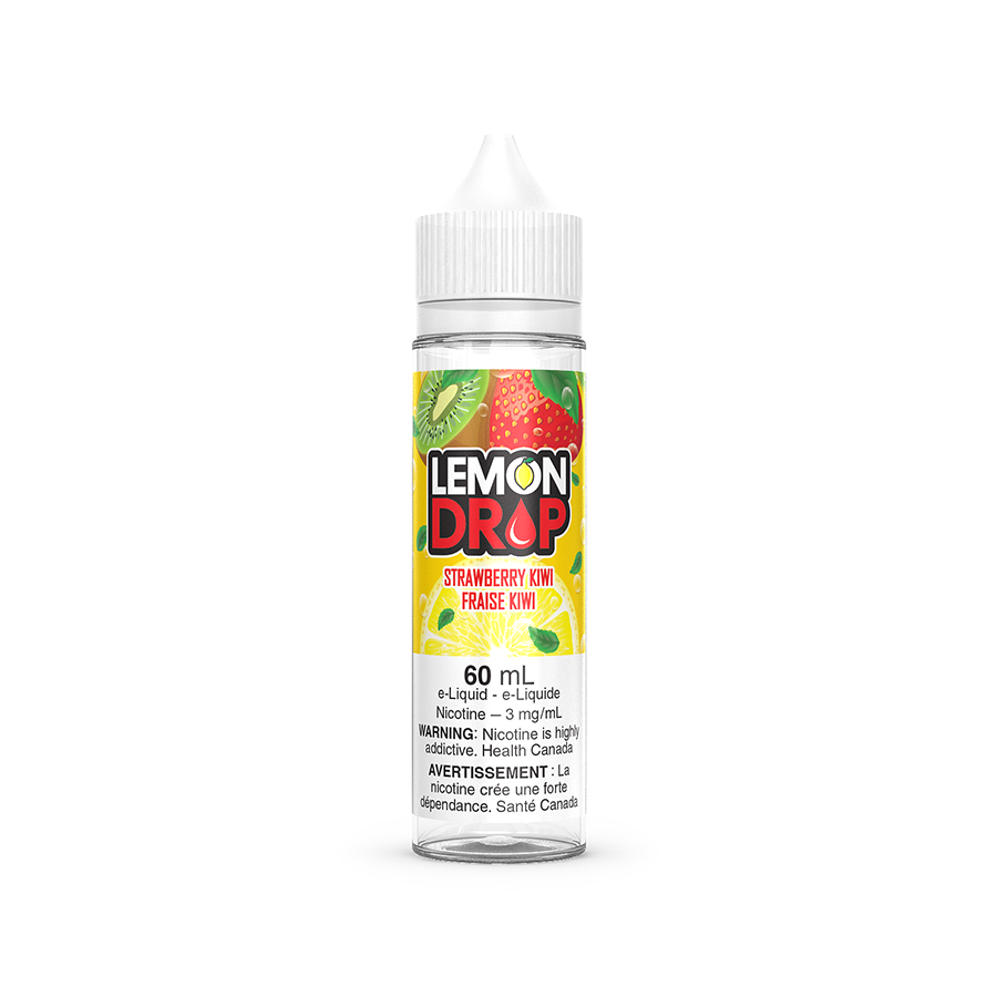 Lemon Drop vape liquid, Blueberry flavour with 3mg nicotine, zesty lemon and blueberry blend, sweet and sour vape juice ideal for Ontario and Quebec vapers.