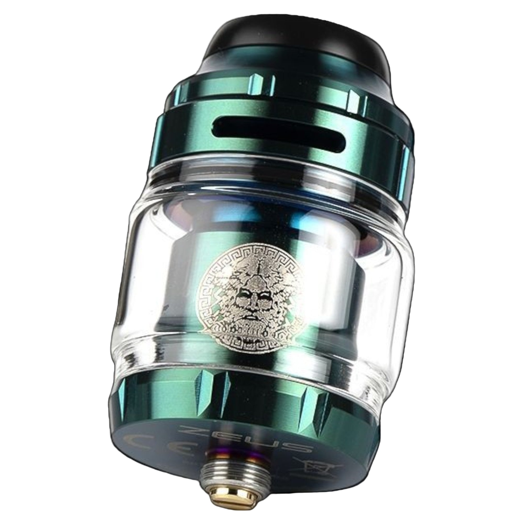 GEEKVAPE Zeus X Leakproof RTA, Gold finish, flavour-focused rebuildable tank atomizer, leakproof design, ideal for vapers in Ontario and Quebec.