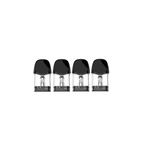 UWELL Caliburn A3 Refillable Cartridge 1.8mL, 1.0Ω coil refillable pods for optimal vaping performance, pack of 4, designed for Ontario and Quebec vapers.