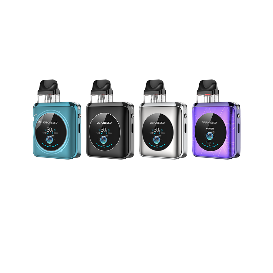 VAPORESSO XROS 4 Nano Pod Kit, Graphite Black colour, with COREX 2.0 pods delivering rich flavor and fast charging, sleek design, tailored for Ontario and Quebec vapers.