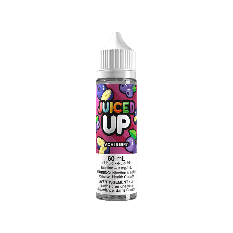 Juiced Up Freebase E-Liquid 60mL — Acai Berry