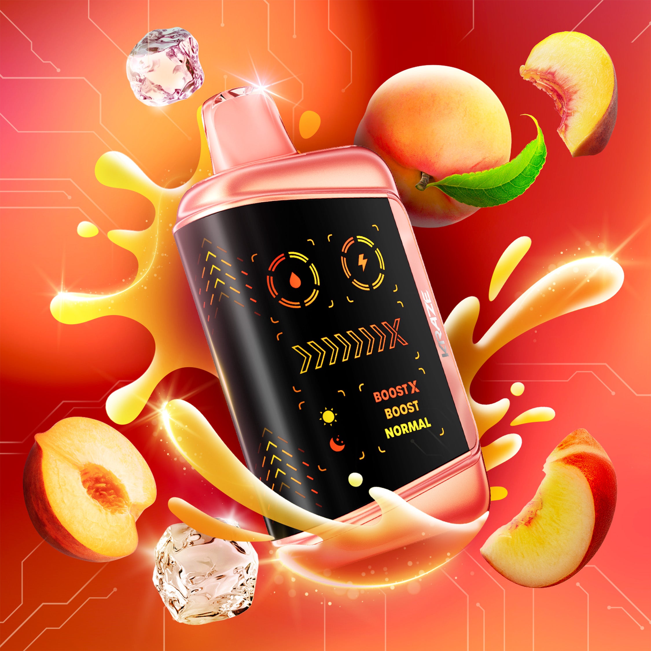 Kraze 48K 20mg Juicy Peach Ice