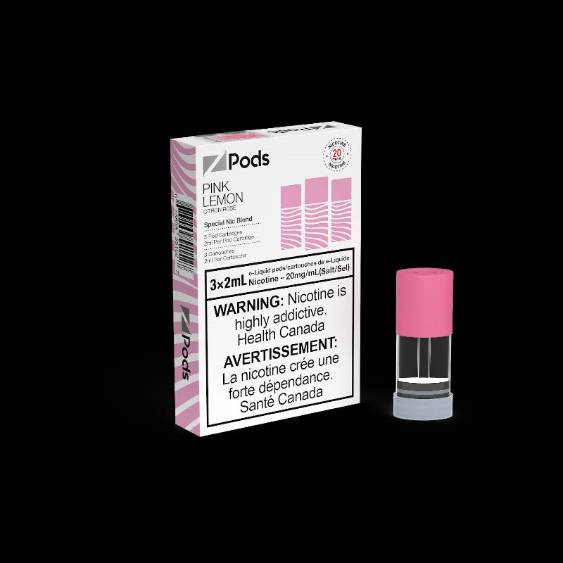 Z Pods, Grape And Apple (Grapple) flavour, smooth intense nicotine blend for a satisfying vape experience, designed for vapers in Ontario and Quebec.