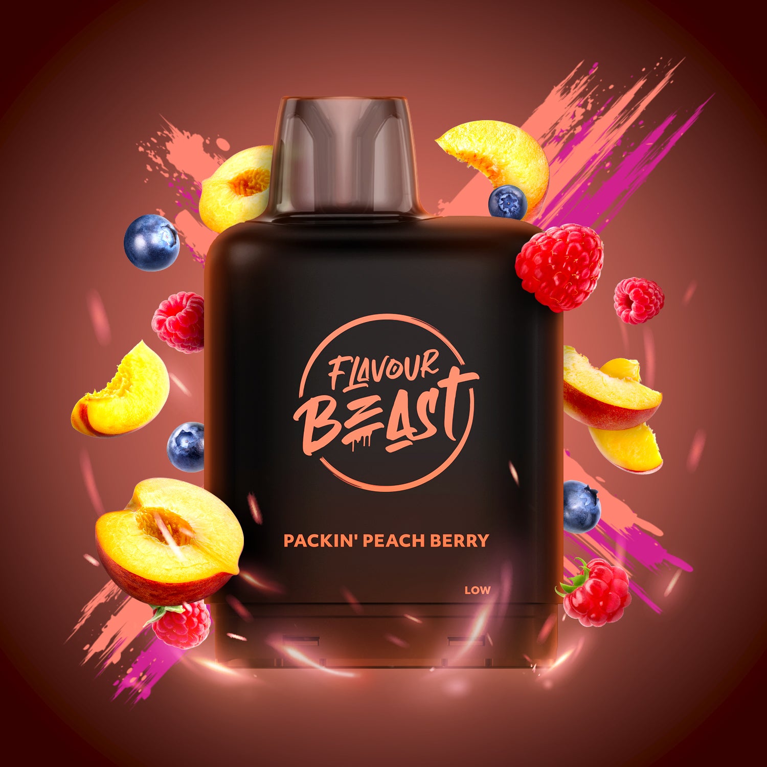 Flavour Beast Level X Boost 25K, Kewl Kiwi Passionfruit flavour pod, long-lasting up to 25,000 puffs, designed for top vaping performance, ideal for Ontario and Quebec vapers.