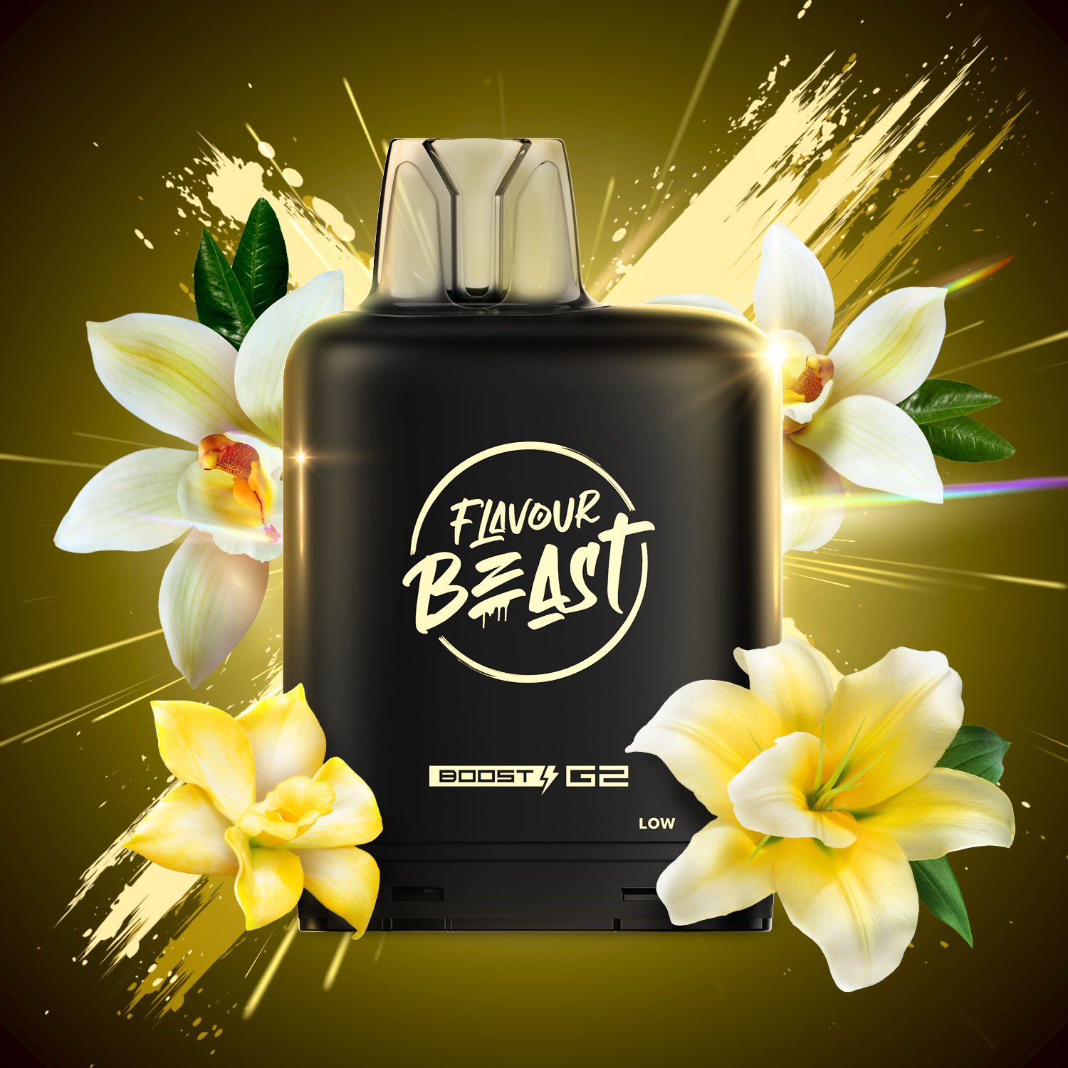 Flavour Beast Level X Boost 25K, Rad Razz Melon flavour pod, 20mL vape juice capacity, up to 25,000 puffs, long-lasting hybrid vape, ideal for Ontario and Quebec vapers.