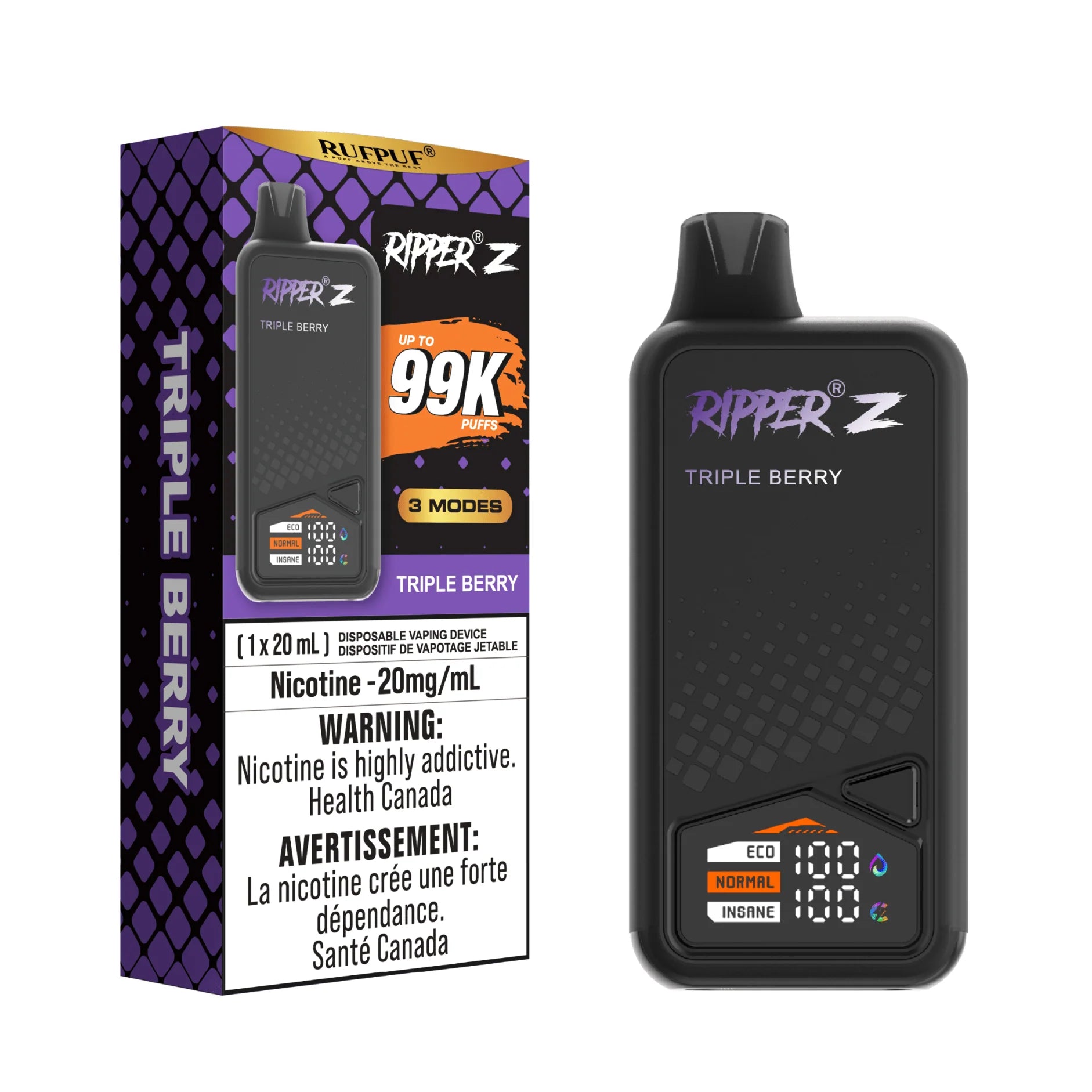 Ripper Z - 99K Disposable Vape ~ RufPuf