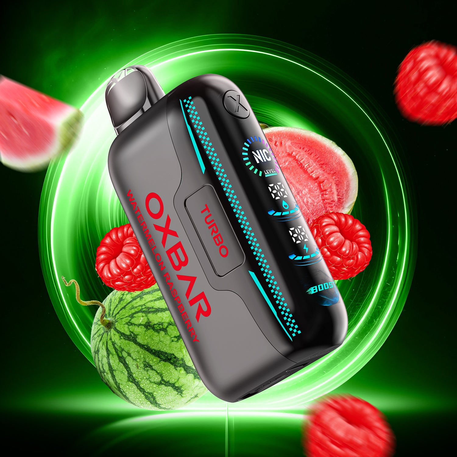 Rocky Vapor OXBAR G42K, Banana Vanilla flavour disposable vape, 42,000 puffs, USB-C rechargeable, adjustable wattage, designed for Ontario and Quebec vapers.