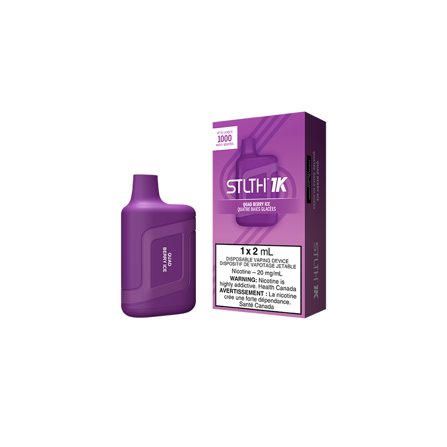 STLTH 1K Disposable Vape — Quad Berry Ice