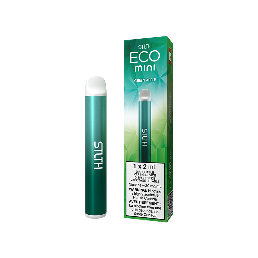 STLTH Eco Mini Disposable Vape — Green Apple