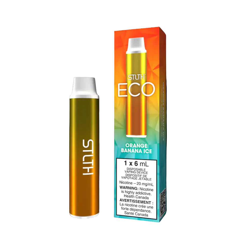 STLTH ECO Disposable Vape Razzy Grape Ice flavour with 20mg nicotine strength, smooth and convenient vaping experience, designed for Ontario and Quebec users.