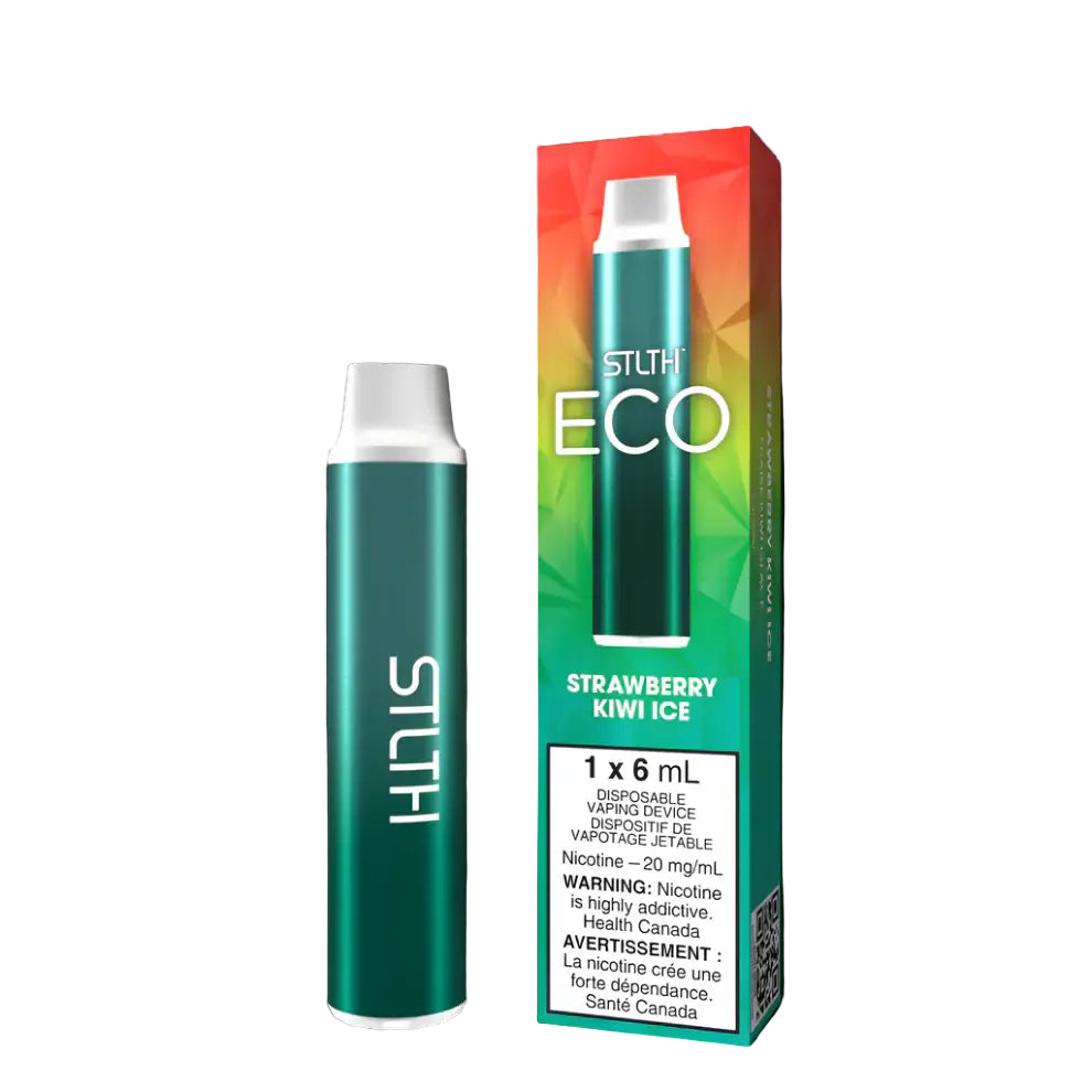 STLTH ECO Disposable Vape, Cherry Lemon Ice flavour with 20mg nicotine strength, smooth and satisfying vaping experience, ideal for Ontario and Quebec users.