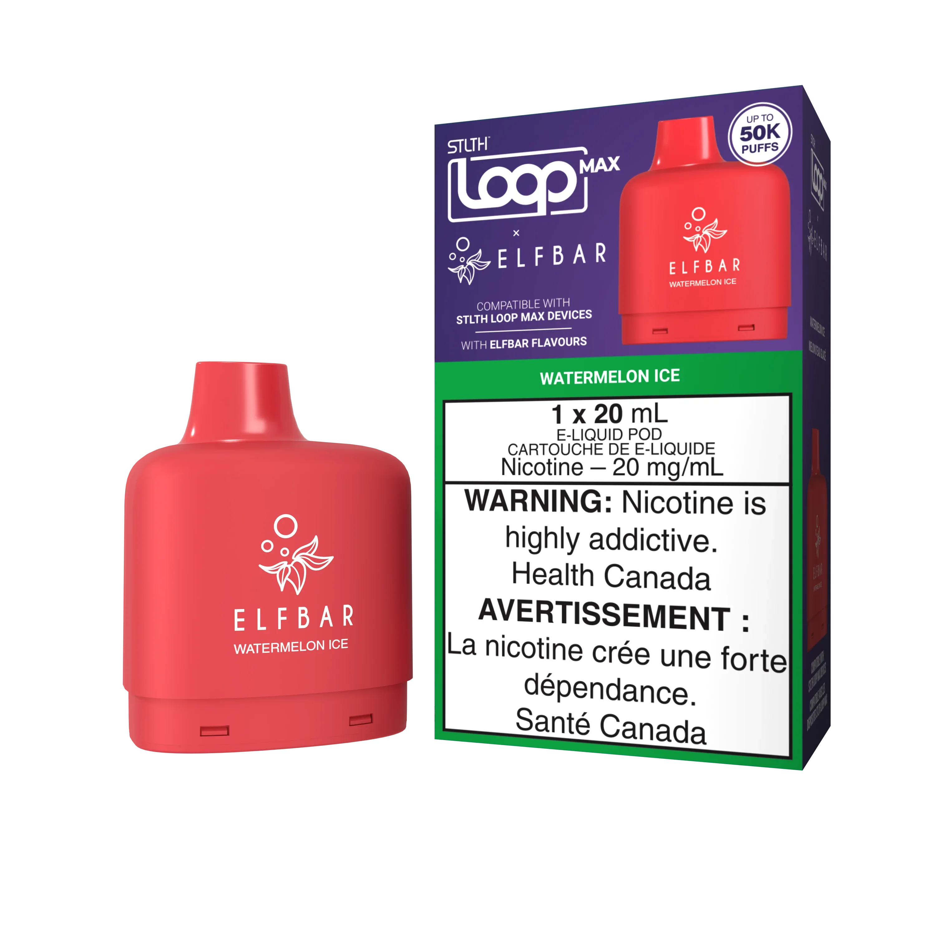 STLTH LOOP MAX ELF BAR WATERMELON ICE SUPA VAPES BEST VAPE SHOP IN CANADA