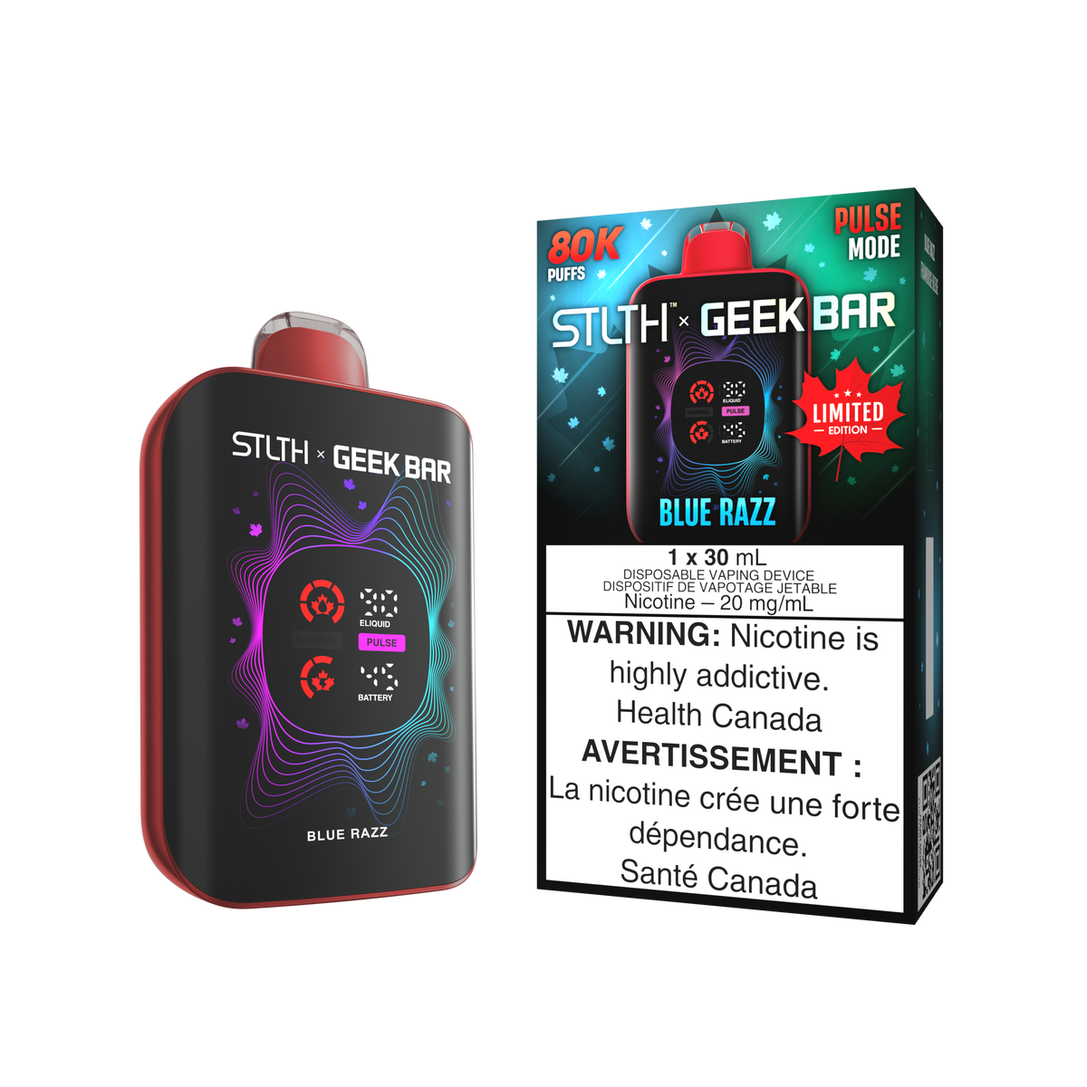 STLTH x Geek Bar - Canada Limited Edition 80K Disposable Vape