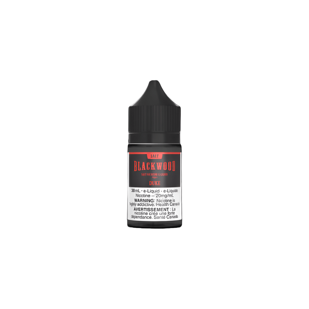 BLACKWOOD Salt Nic, Blue Diamond flavour, 30mL bottle with 20 mg nicotine salt, smooth rich tobacco e-liquid, ideal for Ontario and Quebec vapers.