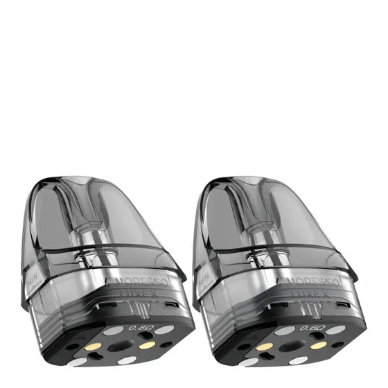 VAPORESSO Luxe X Series Replacement Pods 5mL, 0.6Ω resistance, smooth flavor and strong vapor production, compatible with Vaporesso Luxe X, ideal for Ontario and Quebec vapers.