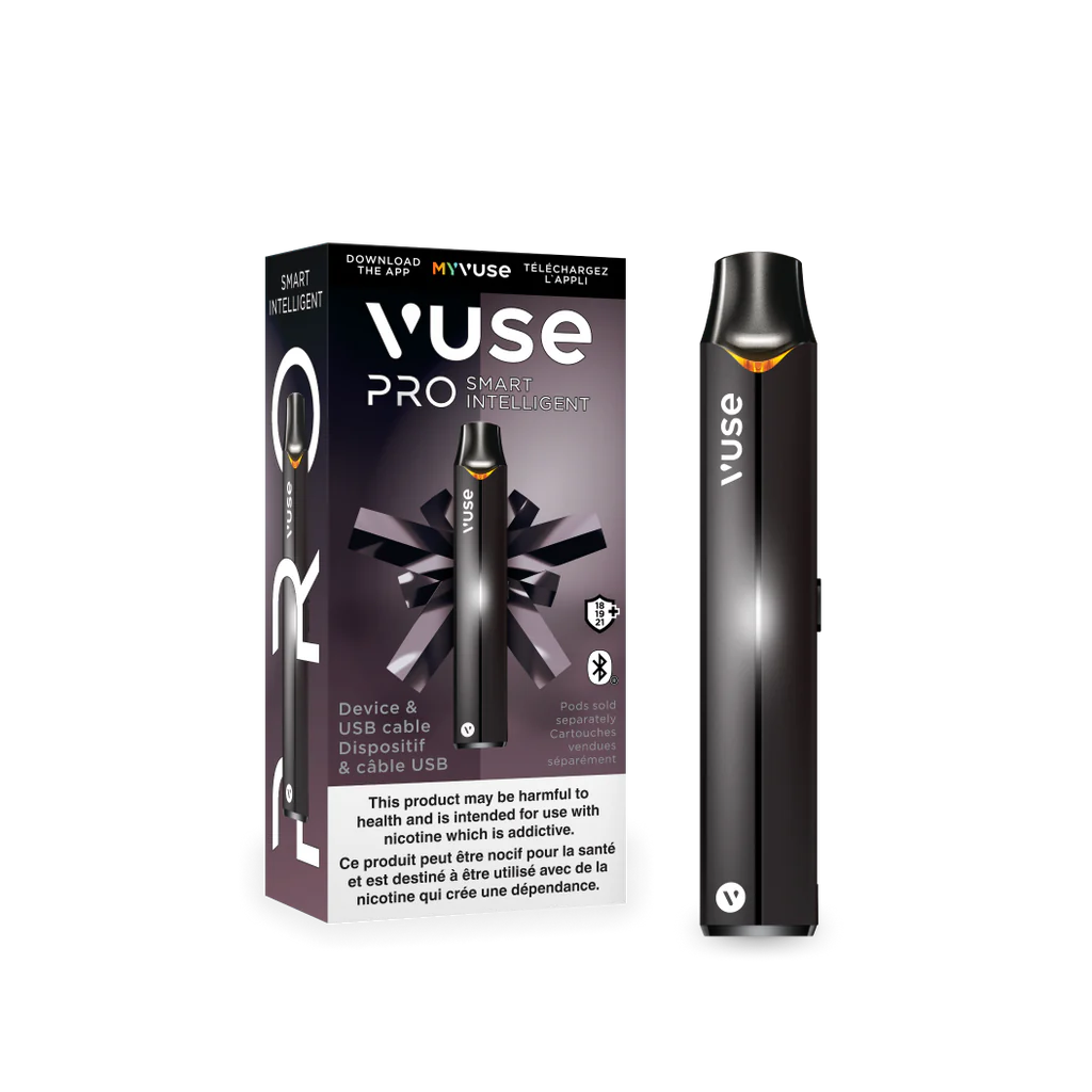 VUSE PRO Smart Solo Device, Aqua colour, fast charging, MYVUSE app enabled, ideal for Ontario and Quebec vapers.