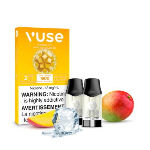 VUSE Epods (2 PCK), Rich Tobacco flavour, 2% (20mg) nicotine strength, smooth and satisfying, compatible with Vuse ePod devices, ideal for Ontario and Quebec vapers.