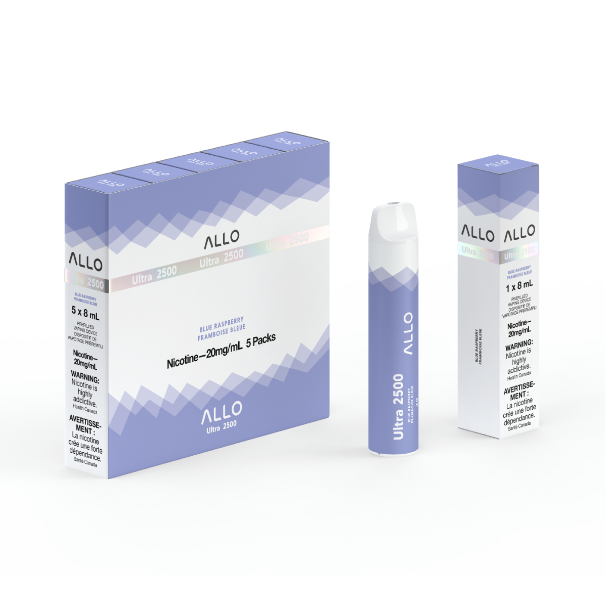 Allo Ultra 2500 Disposable Vape — Blue Raspberry