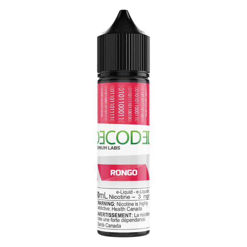 DECODED Rongo Freebase E-Juice 60mL - Supa Vapes