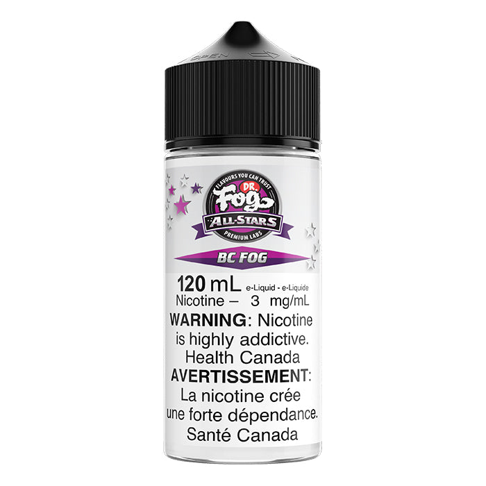 Dr. Fog All Stars BC Fog Freebase E-Juice 120mL - Supa Vapes
